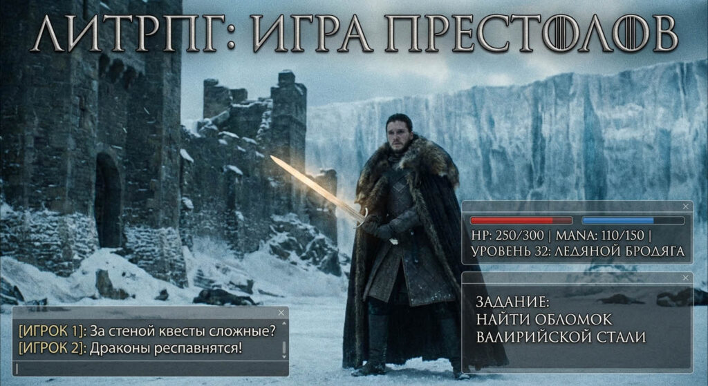 Игра престолов ЛитРПГ