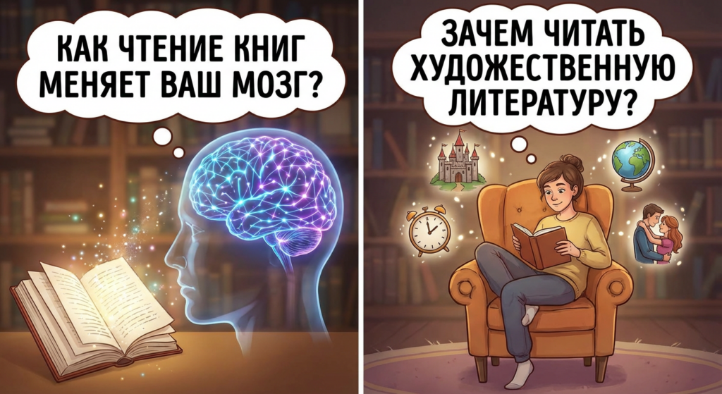 Как чтение книг меняет ваш мозг? Зачем читать художественную литературу?